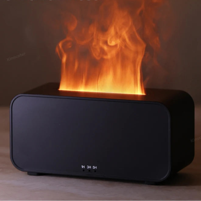Air Flame Humidifier - eliteva - White