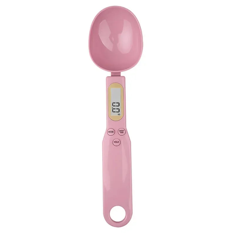 Electric Weight Measuring Spoon with LCD Digital Kitchen Scale - eliteva - Pink