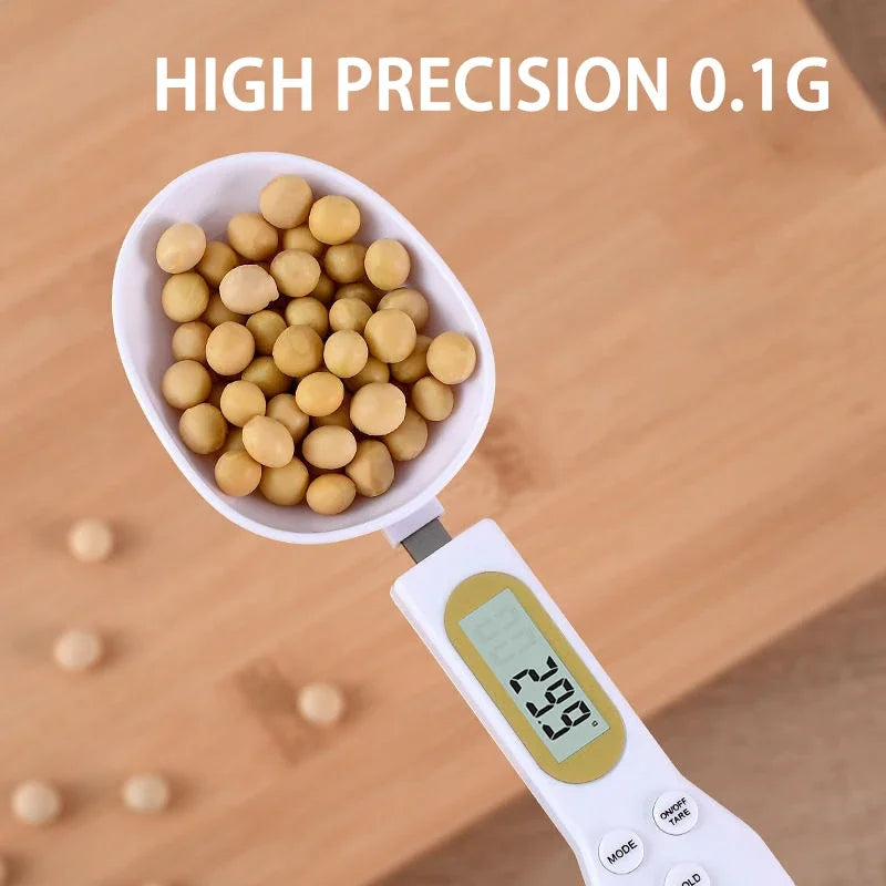 Electric Weight Measuring Spoon with LCD Digital Kitchen Scale - eliteva - Pink
