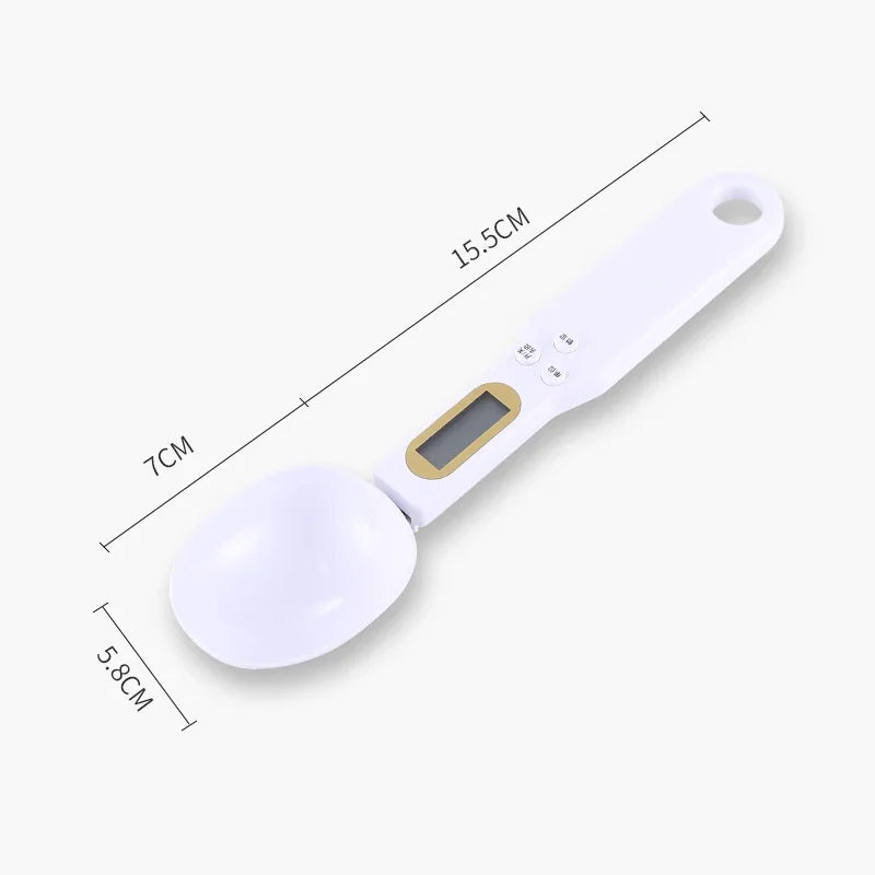 Electric Weight Measuring Spoon with LCD Digital Kitchen Scale - eliteva - Pink