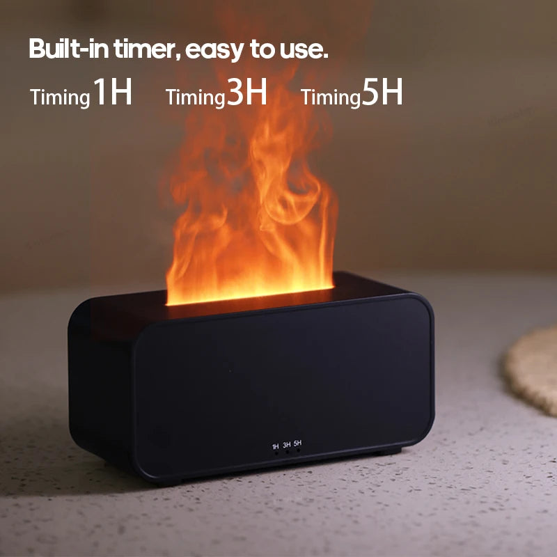 Air Flame Humidifier - eliteva - White